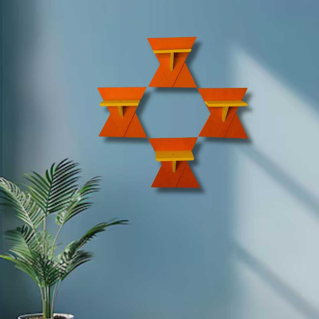 wall shelf, floating shelf, PVC wall shelf, star shape shelf, modern shelf, home decor shelf, decorative shelf, wall-mounted shelf, stylish wall rack, corner shelf, plastic shelf, waterproof shelf, m