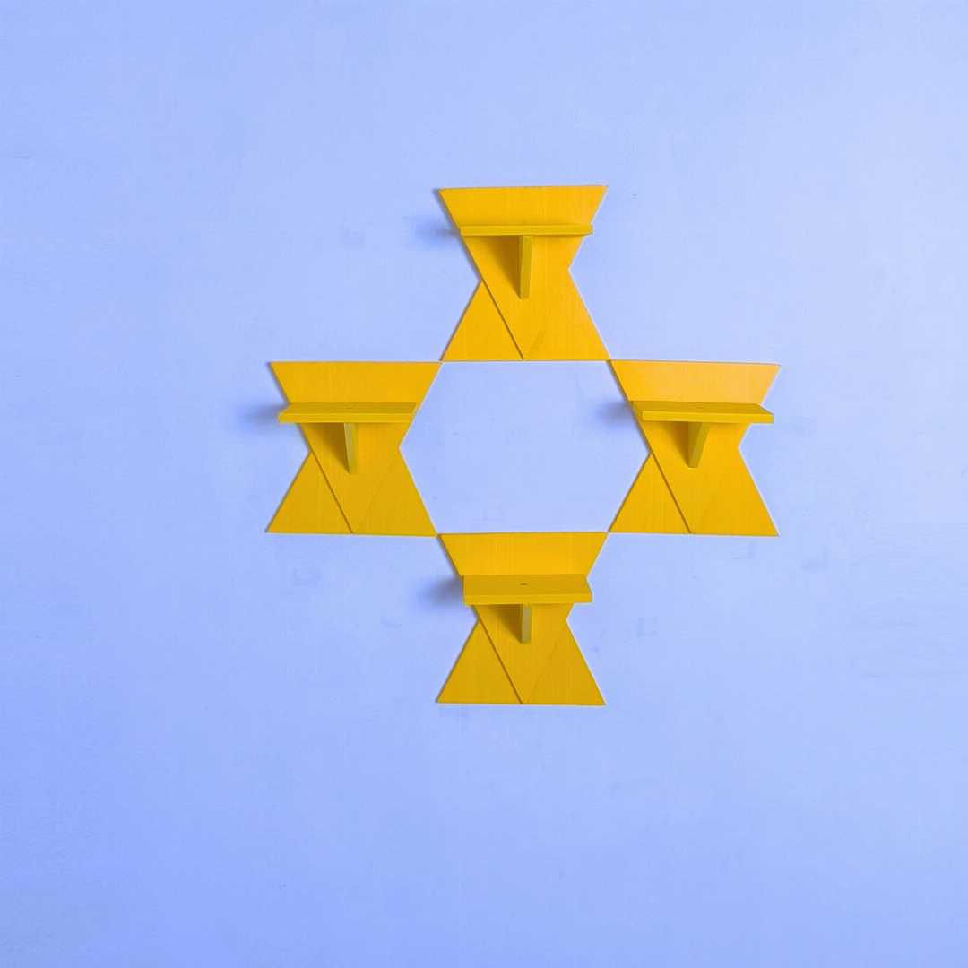 wall shelf, floating shelf, PVC wall shelf, star shape shelf, modern shelf, home decor shelf, decorative shelf, wall-mounted shelf, stylish wall rack, corner shelf, plastic shelf, waterproof shelf, m