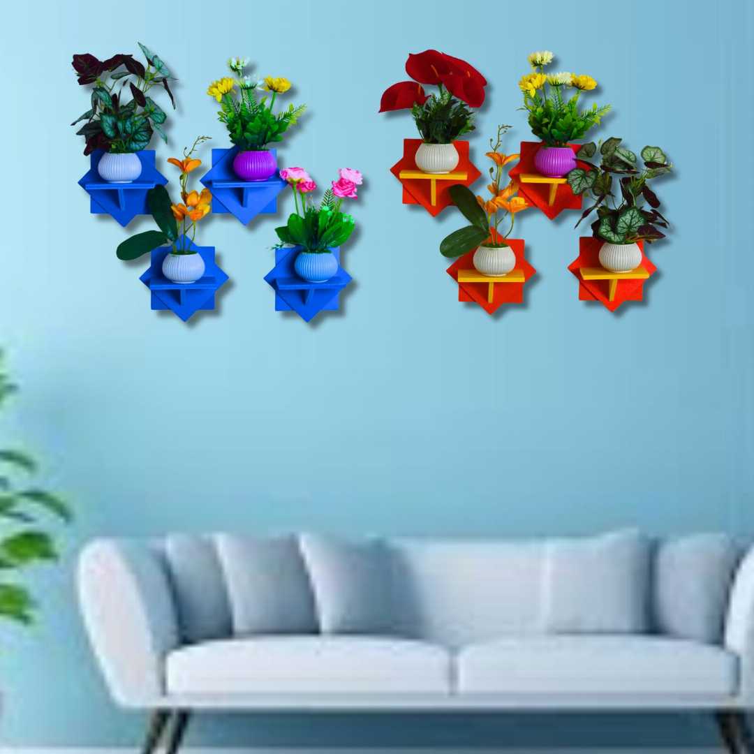 wall shelf, floating shelf, PVC wall shelf, star shape shelf, modern shelf, home decor shelf, decorative shelf, wall-mounted shelf, stylish wall rack, corner shelf, plastic shelf, waterproof shelf, m