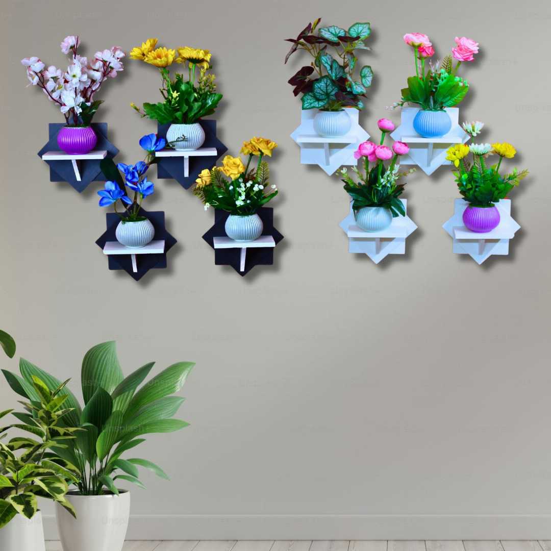 wall shelf, floating shelf, PVC wall shelf, star shape shelf, modern shelf, home decor shelf, decorative shelf, wall-mounted shelf, stylish wall rack, corner shelf, plastic shelf, waterproof shelf, m