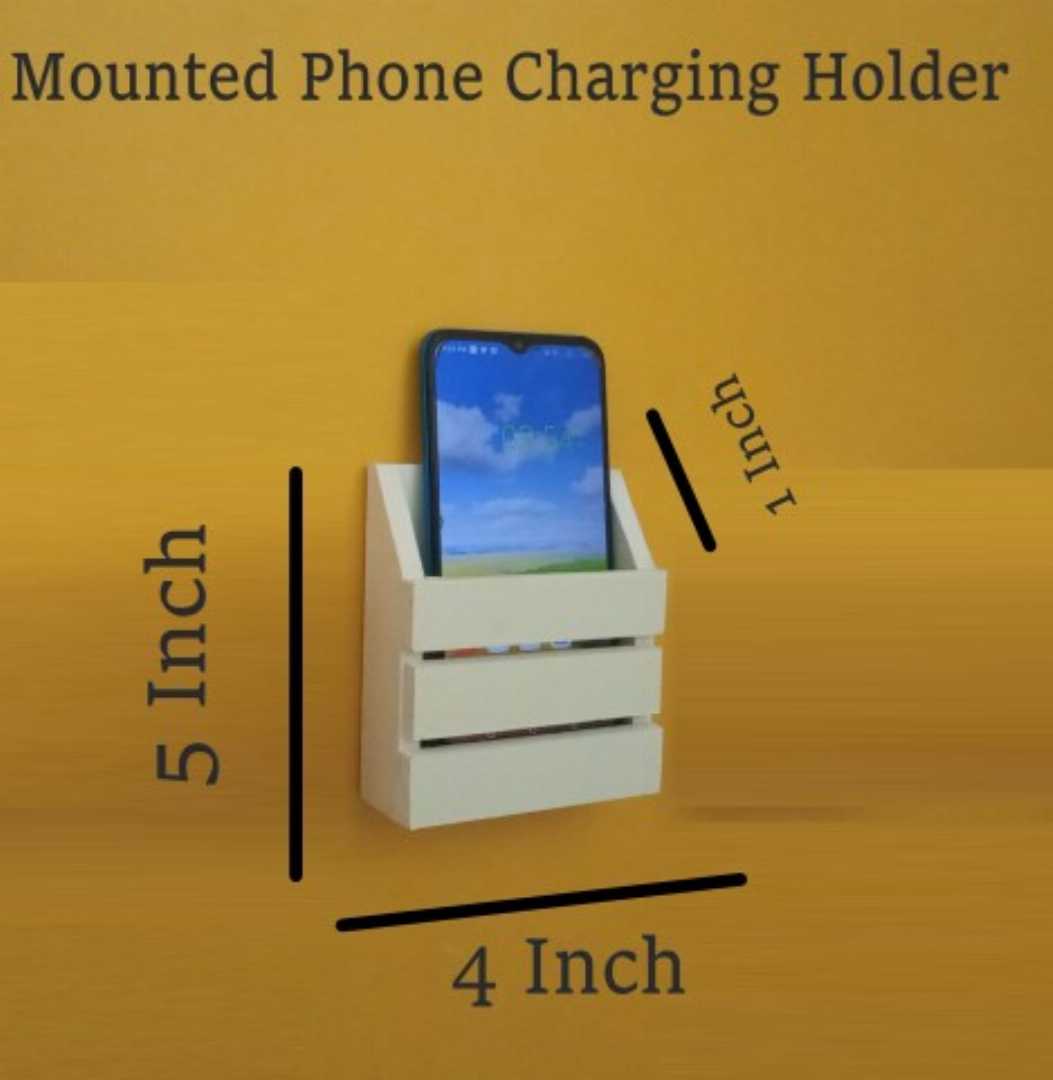 Phone Charging Holder, Holder, Wall Shelf, Phone Holder, Mobile Stand, Mobile Wall Shelf,
