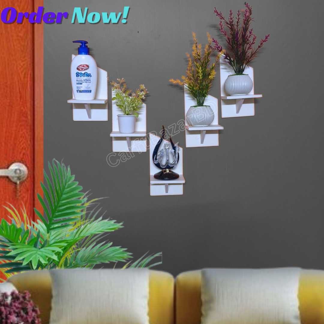 Discover stylish and durable wall shelves perfect for any room—made of waterproof PVC.