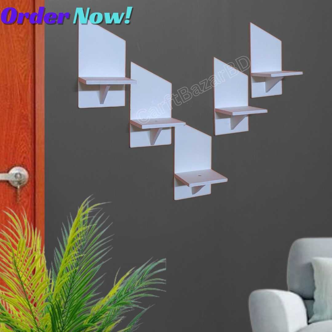 Discover stylish and durable wall shelves perfect for any room—made of waterproof PVC.