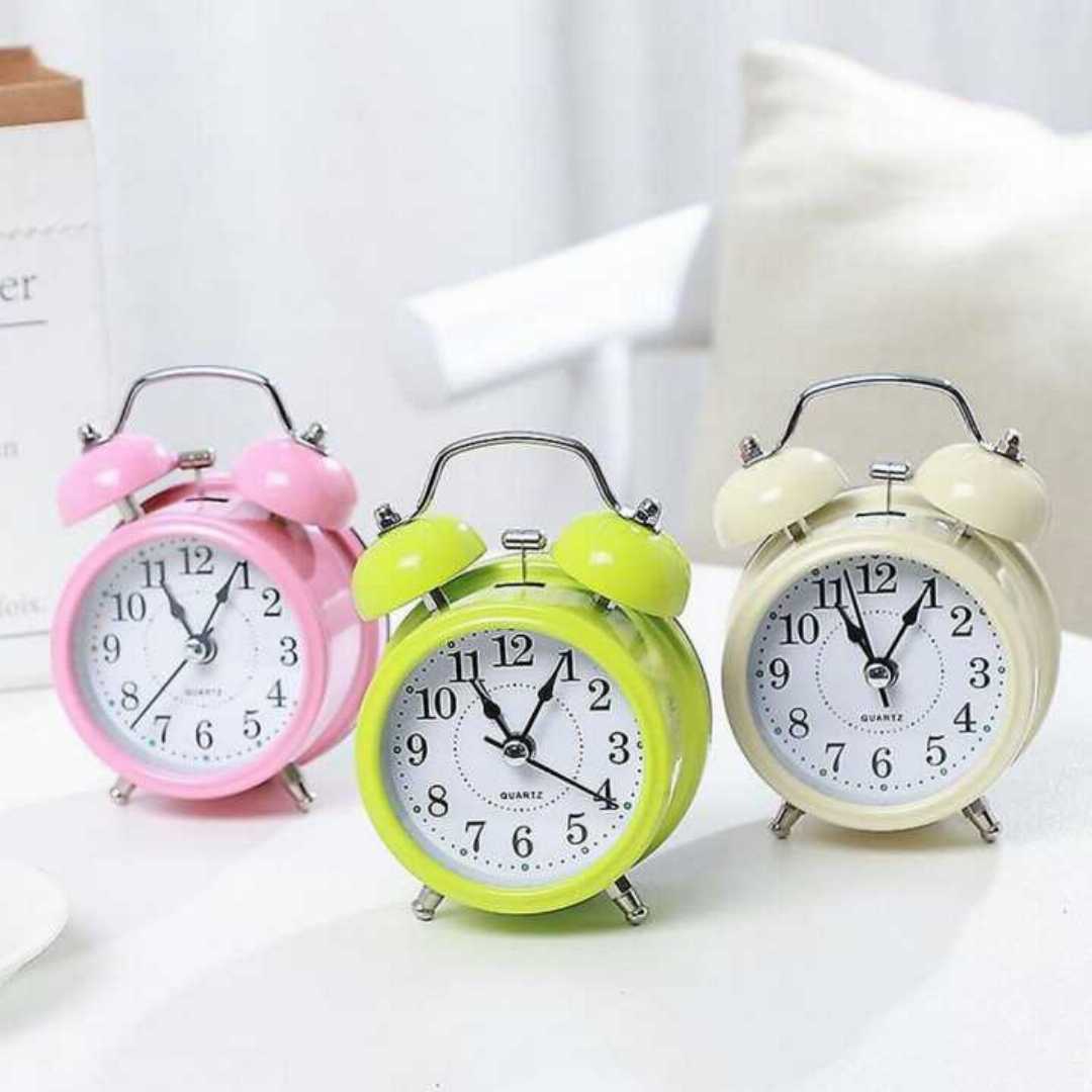 alarm clock, buy alarm clock, table alarm clock, bedside clock, vintage alarm clock, loud alarm clock, alarm clock Bangladesh, metal alarm clock, battery operated clock, classic alarm clock, stylish 