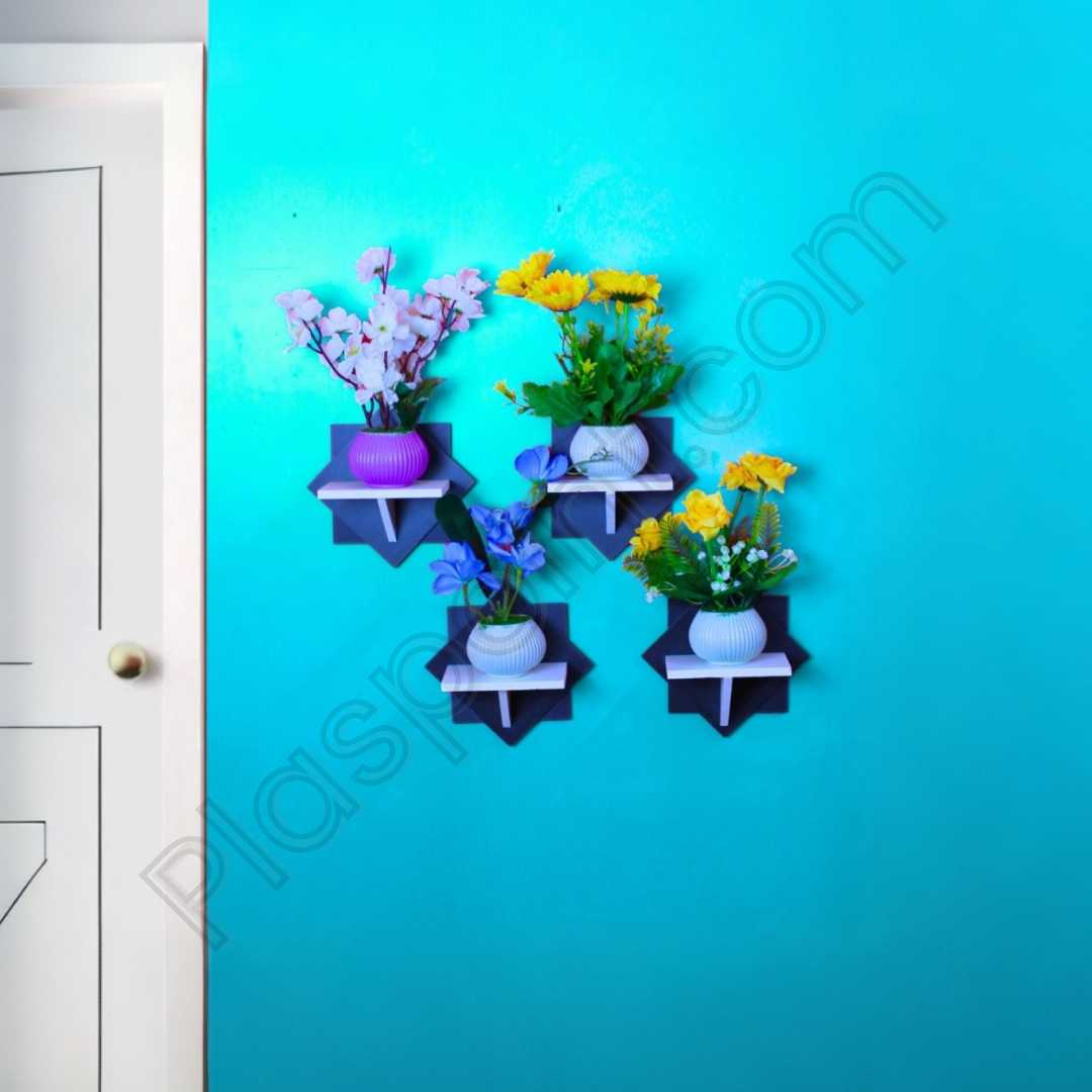 wall shelf, floating shelf, PVC wall shelf, star shape shelf, modern shelf, home decor shelf, decorative shelf, wall-mounted shelf, stylish wall rack, corner shelf, plastic shelf, waterproof shelf, m