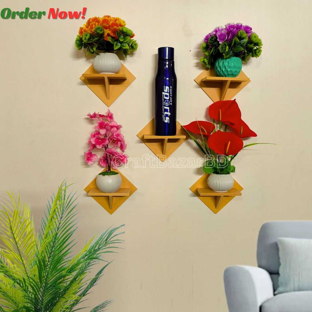 Square Shape  Wall Shelf ,Self Adhesive Wall Shelf , wall shelf, home decor. wall decor, craft item , craft and art, house decor, furniture, Vintage Wall Shelf ,Plaspoint , Furniture , Premium Qualit