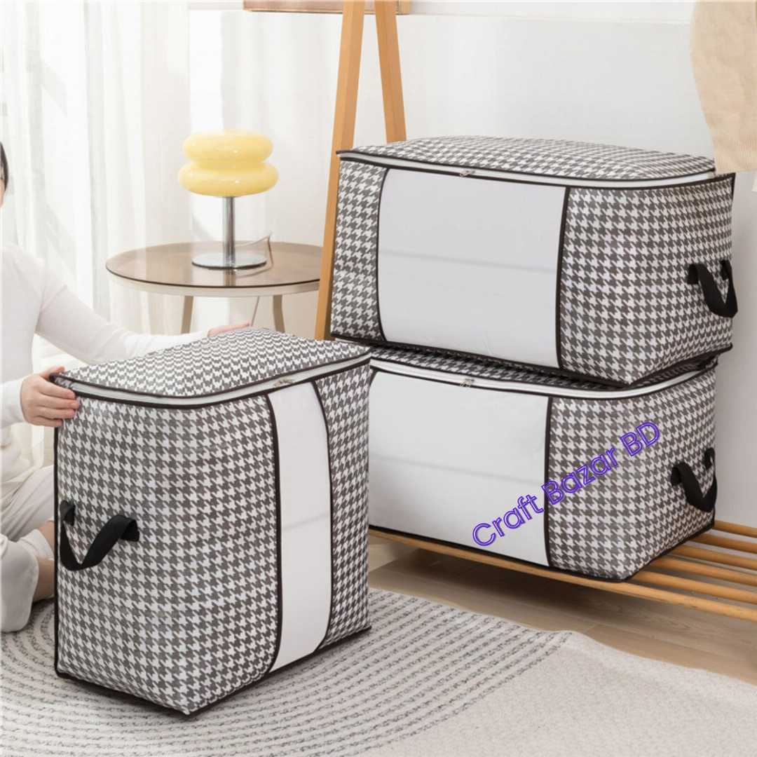 Multipurpose Storage Bag – Organize Your Home Smartly, Foldable Storage Bag – Space Saving & Dustproof, Large Capacity Storage Bag for Clothes & Bedding,
Waterproof Storage Organizer – Perfect for 