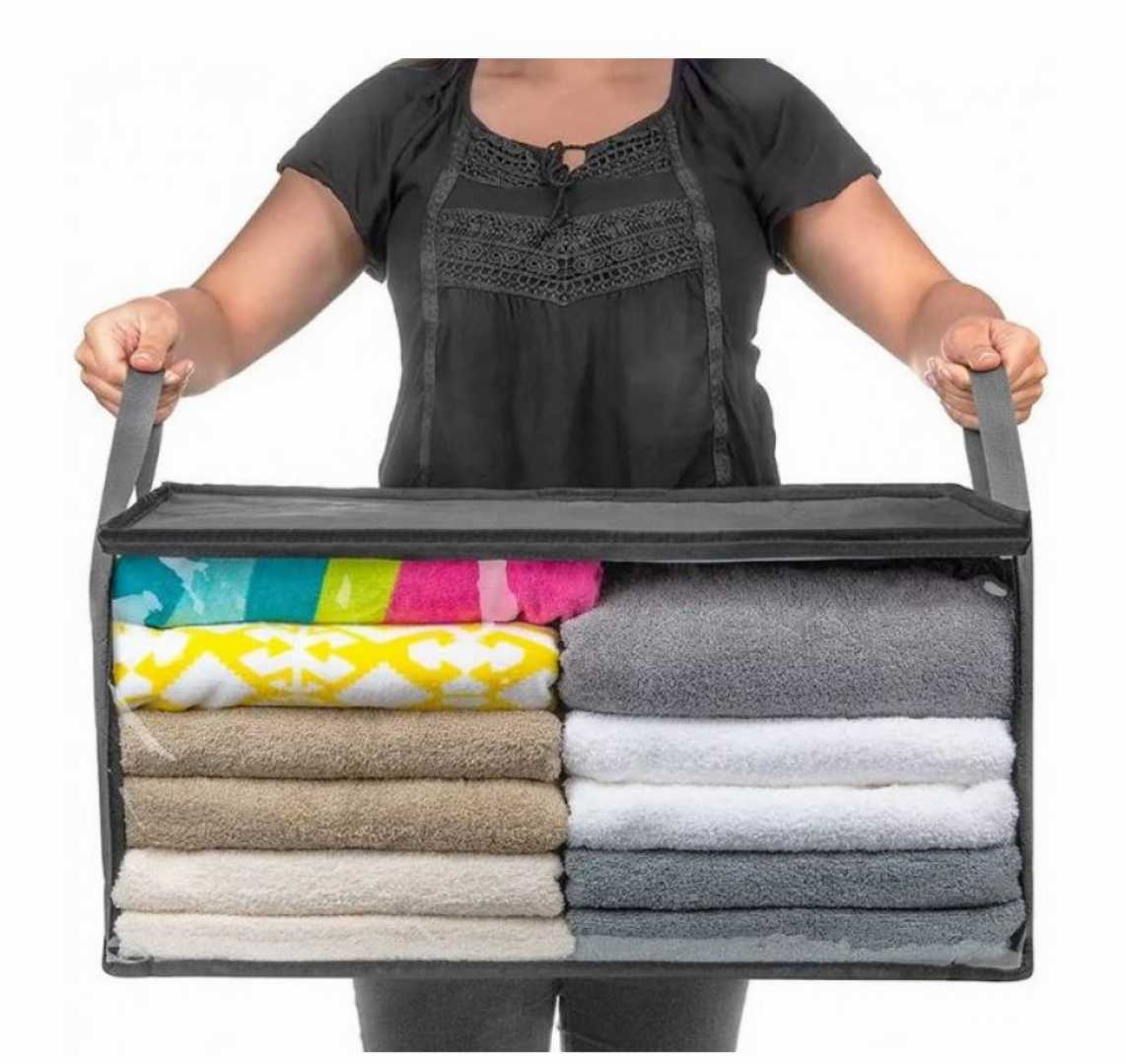 Waterproof Storage Organizer – Perfect for Travel or Home, Durable Storage Bag with Zipper – Lightweight & Handy, Transparent Window Storage Bag – Easy to Find Items, 
