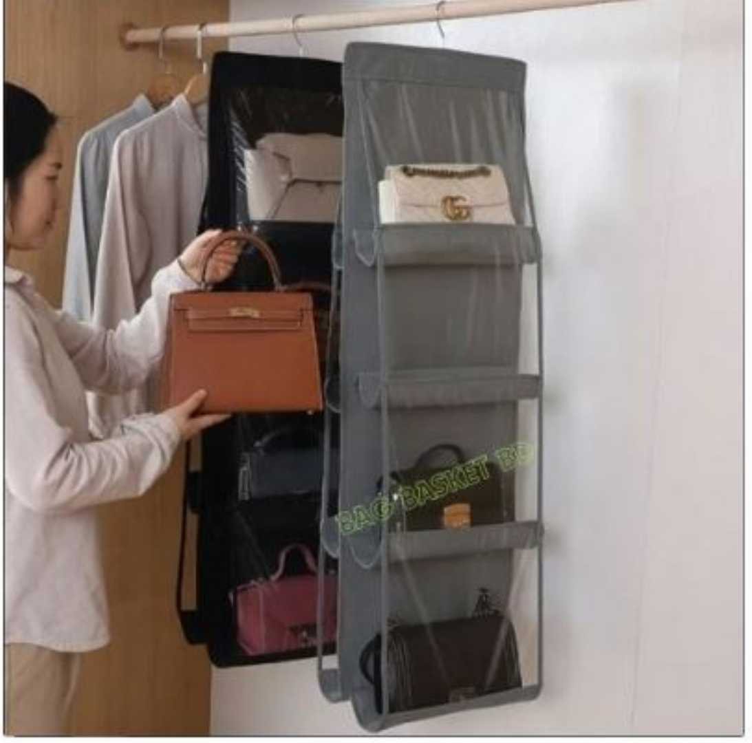 Hanging Bag Organizer , 8 Pocket Handbag Organizer, Premium Quality Hanging Bag Organizer,