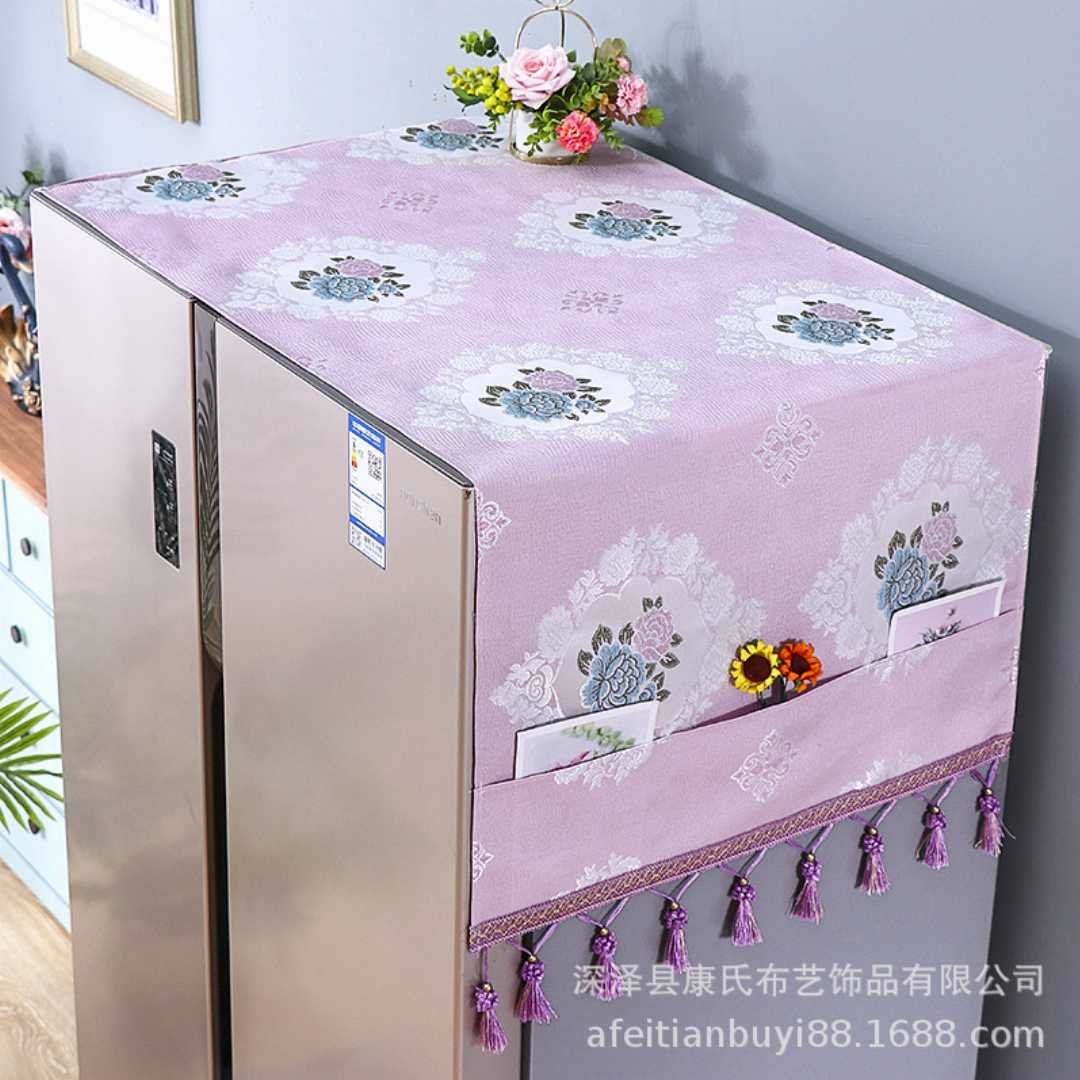 #FridgeCover #RefrigeratorCover #DustproofFridgeCover #WaterproofFridgeCover #TopCoverForFridge #FridgeMatSet #FridgeTopCoverSet #FridgeAccessories #KitchenOrganizer #StylishFridgeCover #ProtectYourF