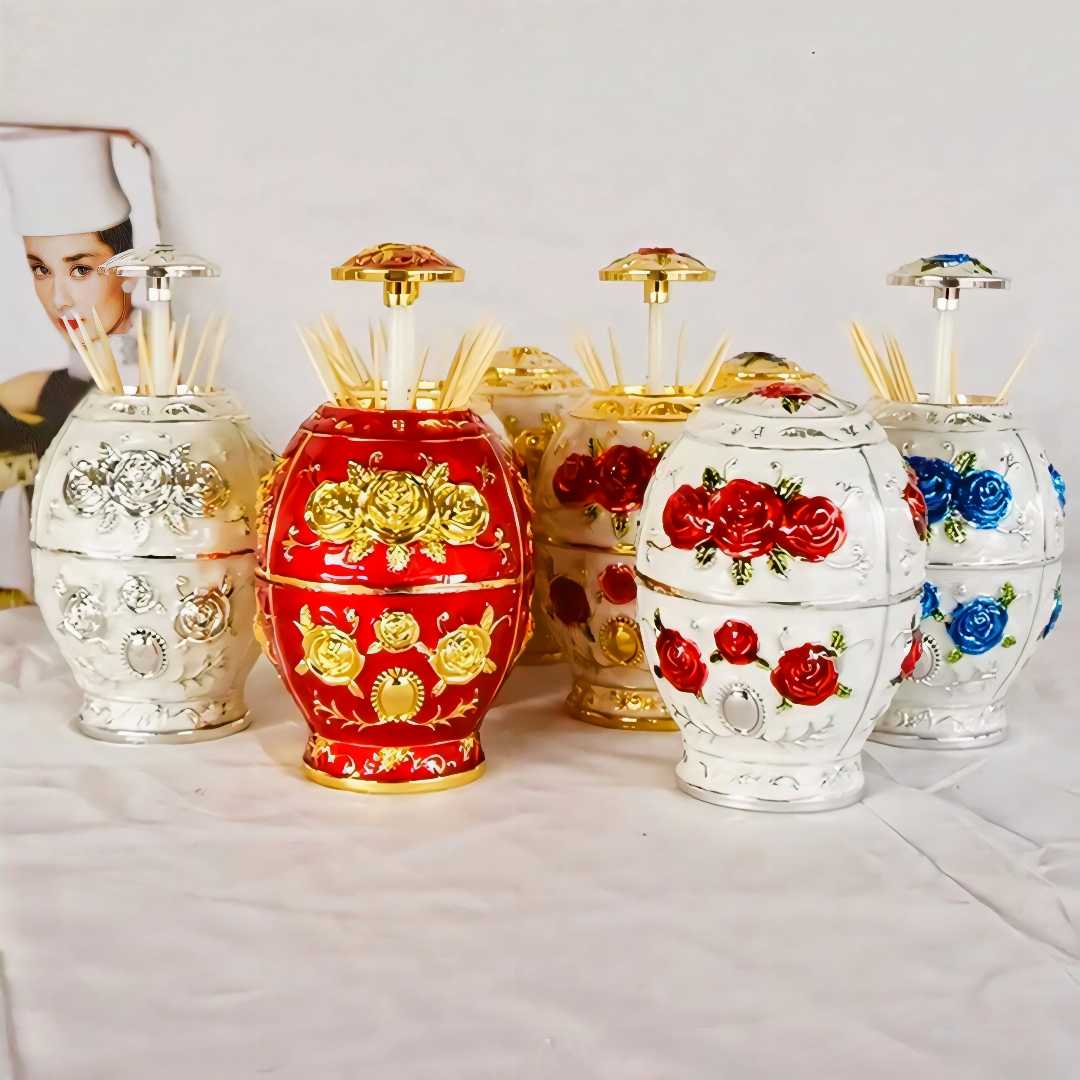Automatic, Toothpick, Holder, Container Wheat Straw Kitchen, Toothpick, Bottle, Toothpicks, Box Container, Dispenser, Holder, Gadgets, Home