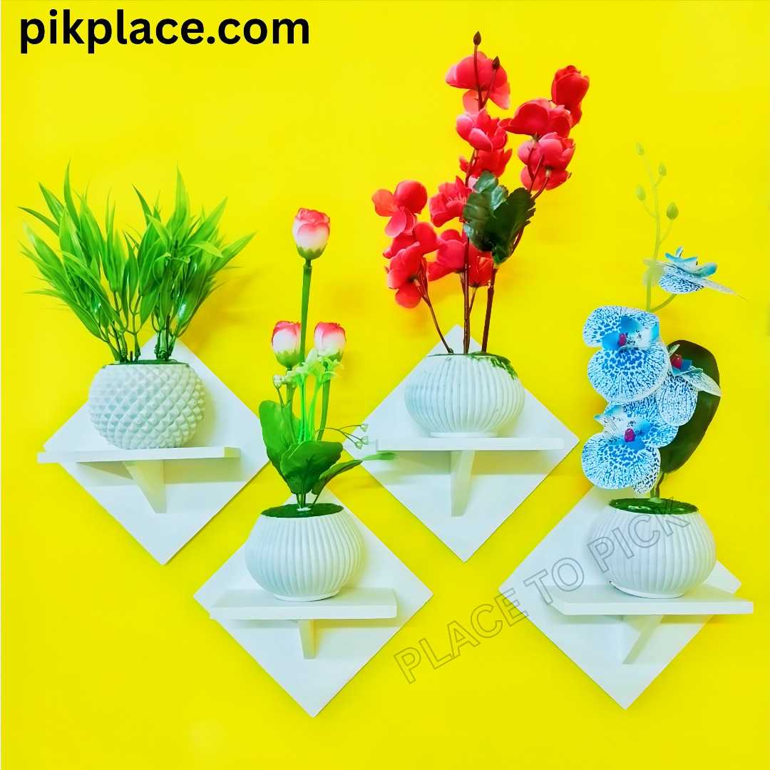 Square Shape  Wall Shelf ,Self Adhesive Wall Shelf , wall shelf, home decor. wall decor, craft item , craft and art, house decor, furniture, Vintage Wall Shelf ,Plaspoint , Furniture , Premium Qualit