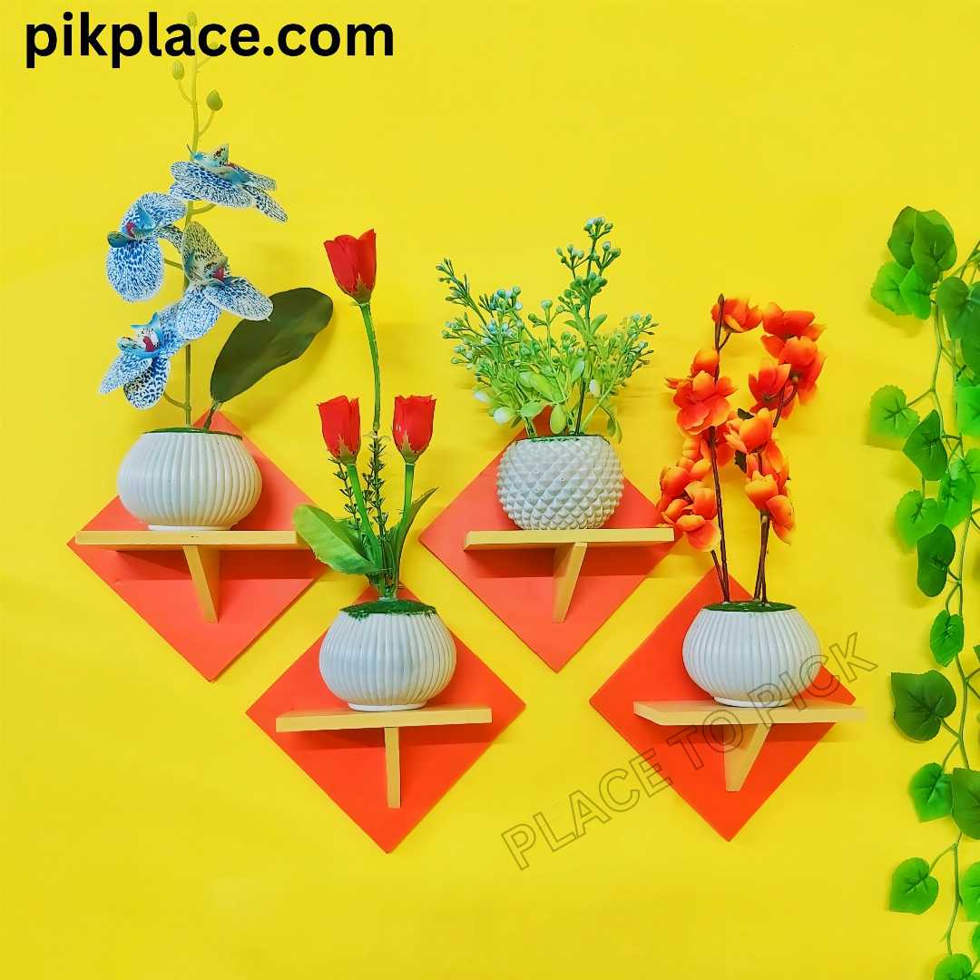 Square Shape  Wall Shelf ,Self Adhesive Wall Shelf , wall shelf, home decor. wall decor, craft item , craft and art, house decor, furniture, Vintage Wall Shelf ,Plaspoint , Furniture , Premium Qualit