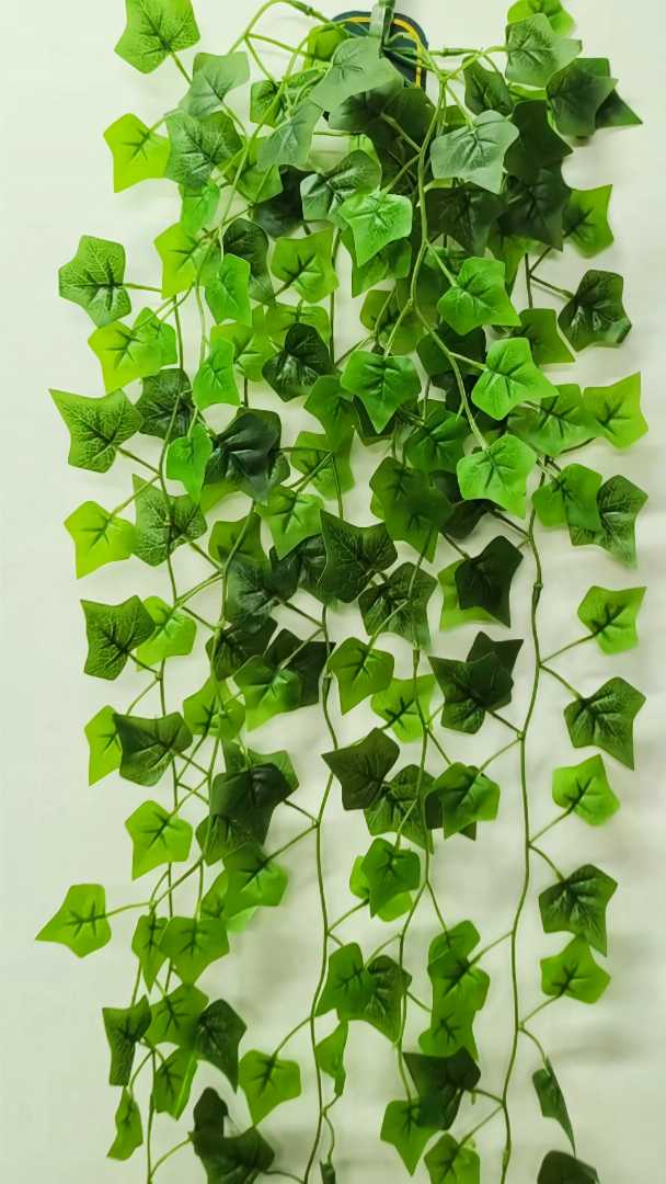 Hanging ivy leaf plant, lota, hanging plant , Artificial Hanging Green Plant Leaf Decoration Home Window Wall Creepers